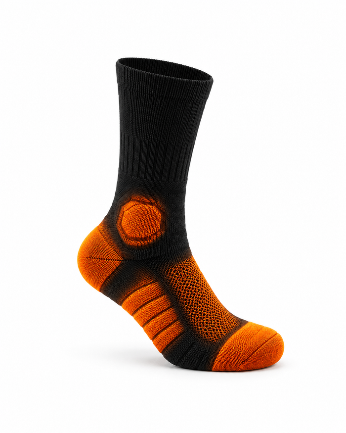 La chaussette et ses cinq zones de confort